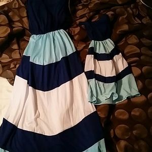 Matching mommy and me dresses
